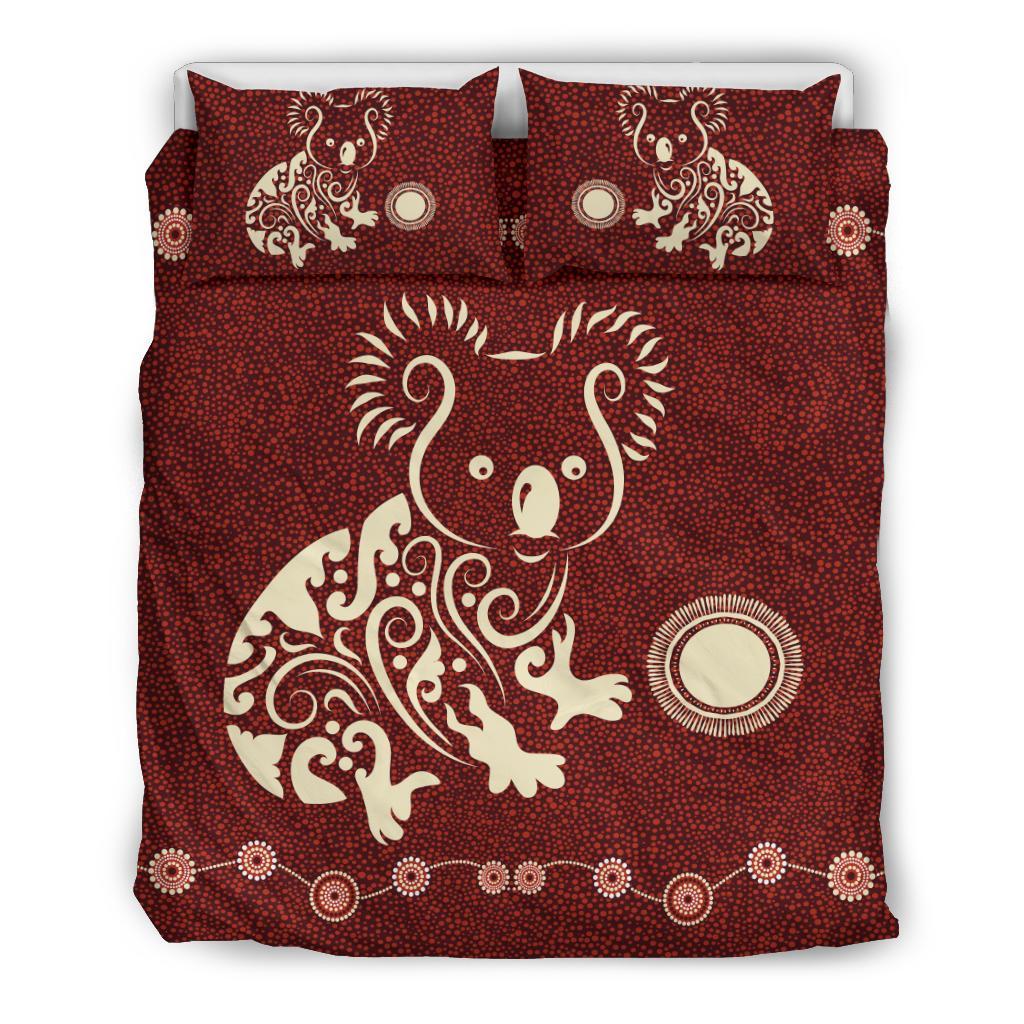 aboriginal-bedding-sets-koala-patterns-treasure-dot-painting-ver01