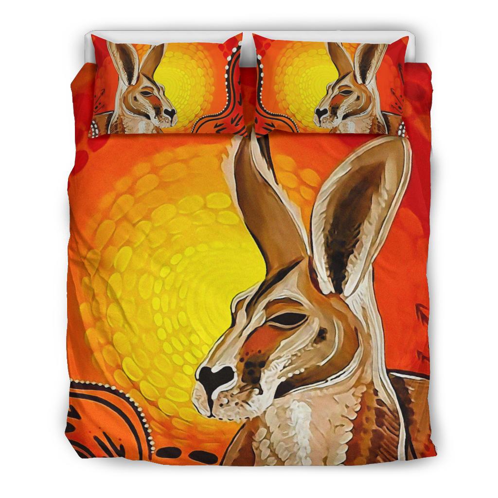 kangaroo-bedding-sets-aboriginal-patterns-drawing-painting