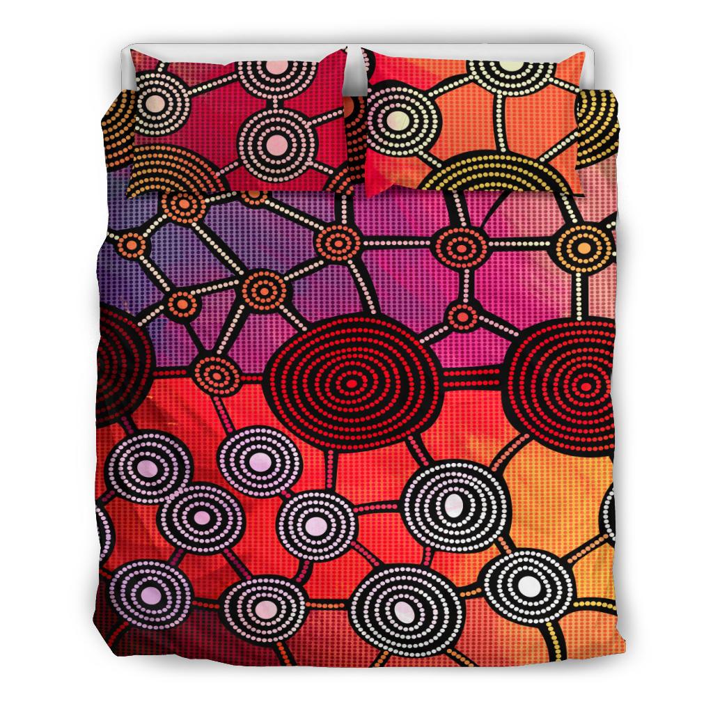 aboriginal-bedding-sets-circle-dot-painting