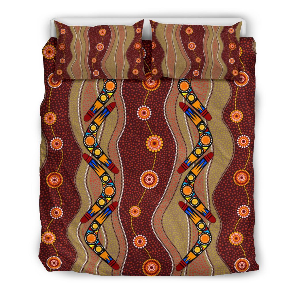 aboriginal-bedding-sets-boomerang-patterns-circle-art