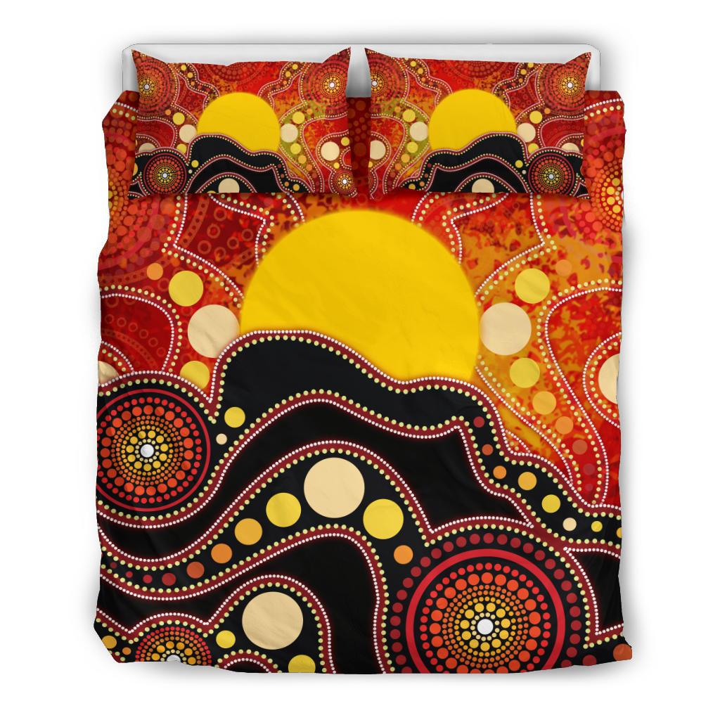 aboriginal-bedding-set-aboriginal-lives-matter-flag-dot-painting-art