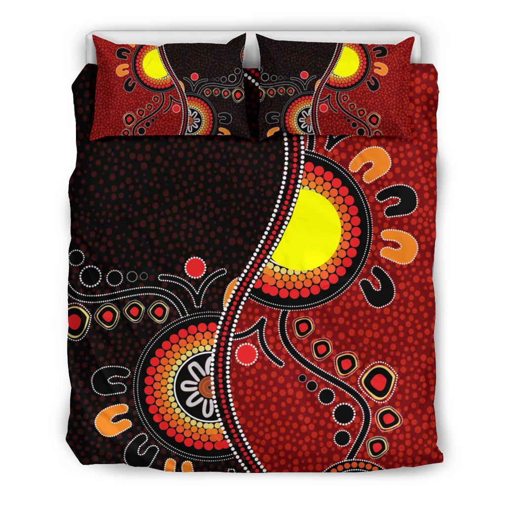 aboriginal-bedding-set-australia-flag-dot-painting-art