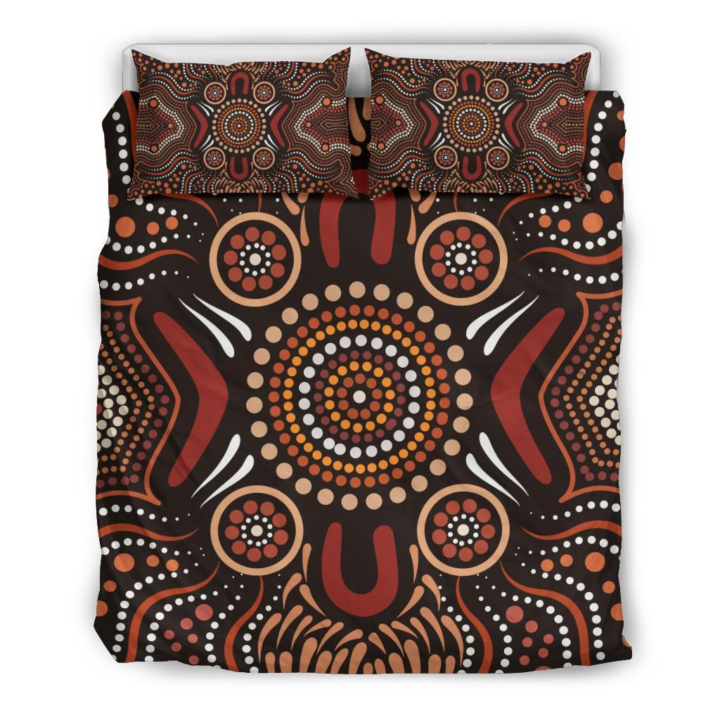 aboriginal-bedding-set-boomerang-circle-dot-painting-art-ver02