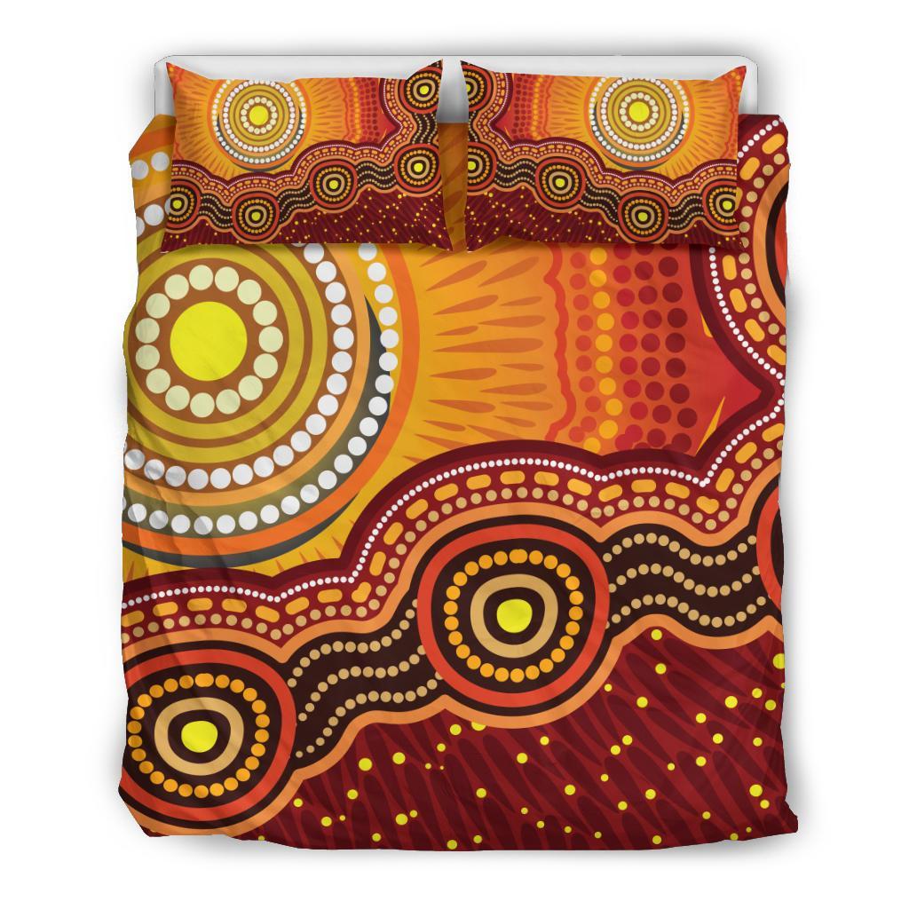 aboriginal-bedding-set-sunrise-aboriginal-art