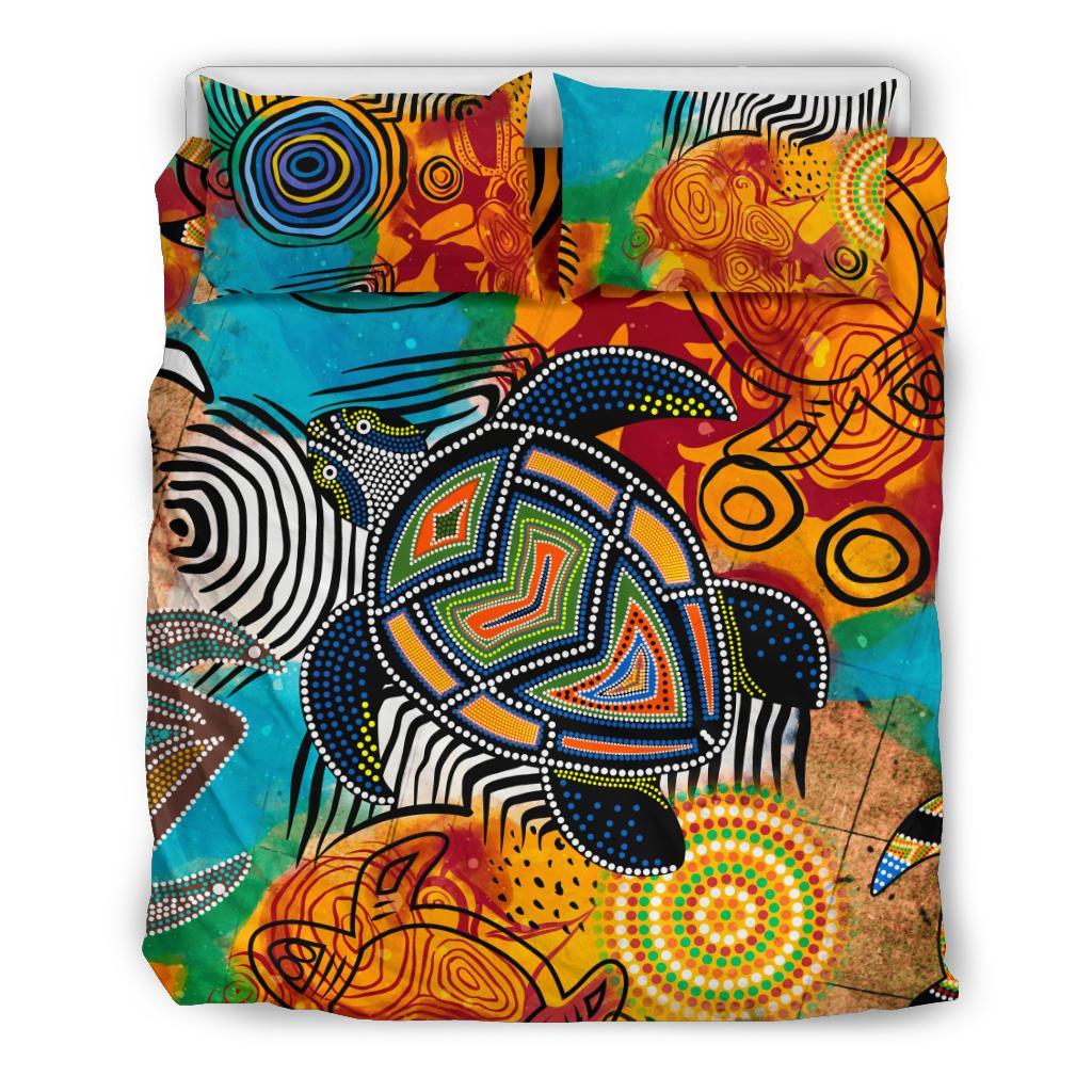 aboriginal-bedding-set-turtle-indigenous-art