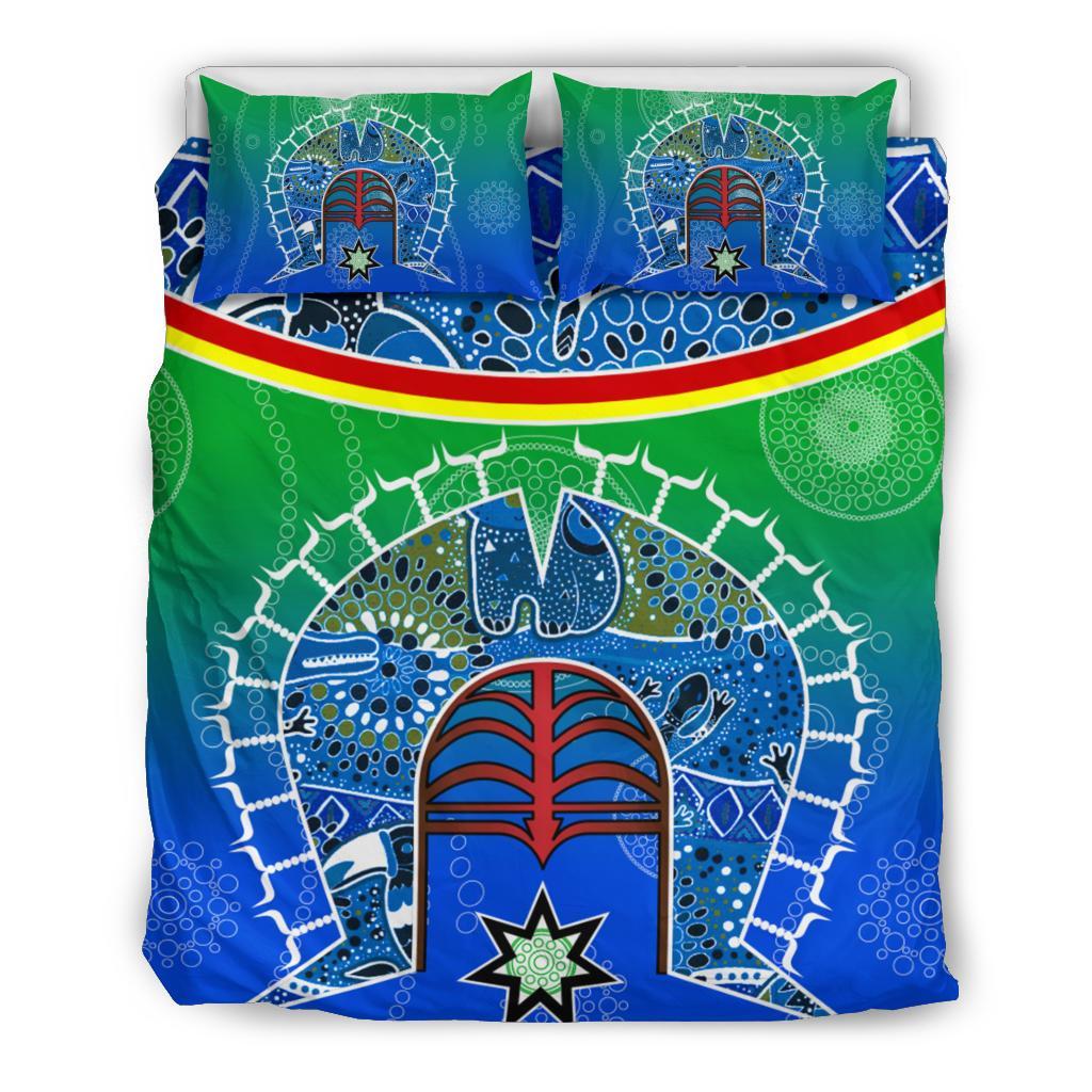 bedding-set-torres-strait-symbol-with-aboriginal-patterns