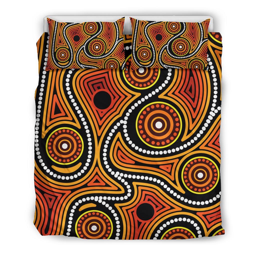 aboriginal-bedding-set-indigenous-circle-dot-painting-ver01