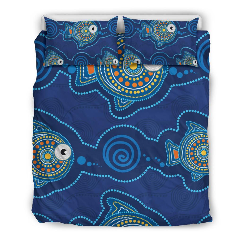 aboriginal-bedding-set-indigenous-turtle-patterns