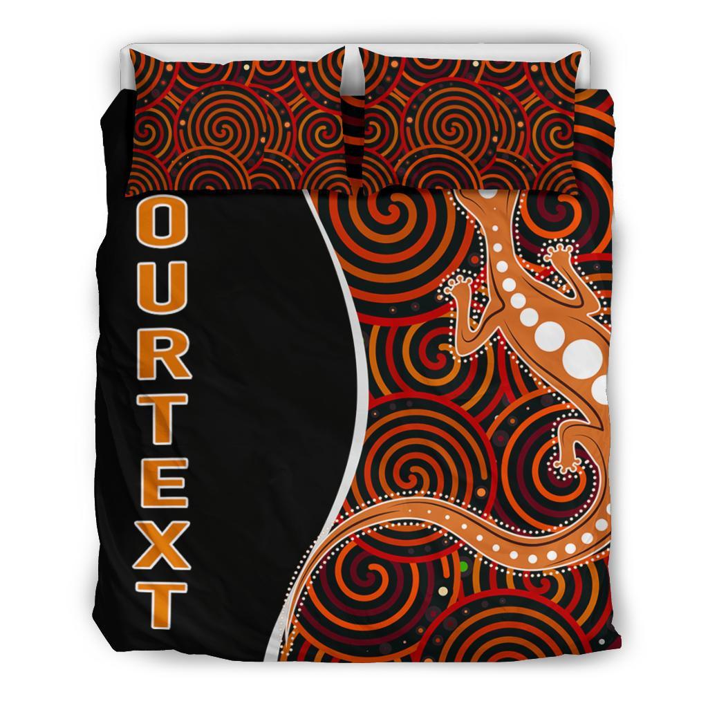 aboriginal-personalised-bedding-set-indigenous-lizard-dreaming