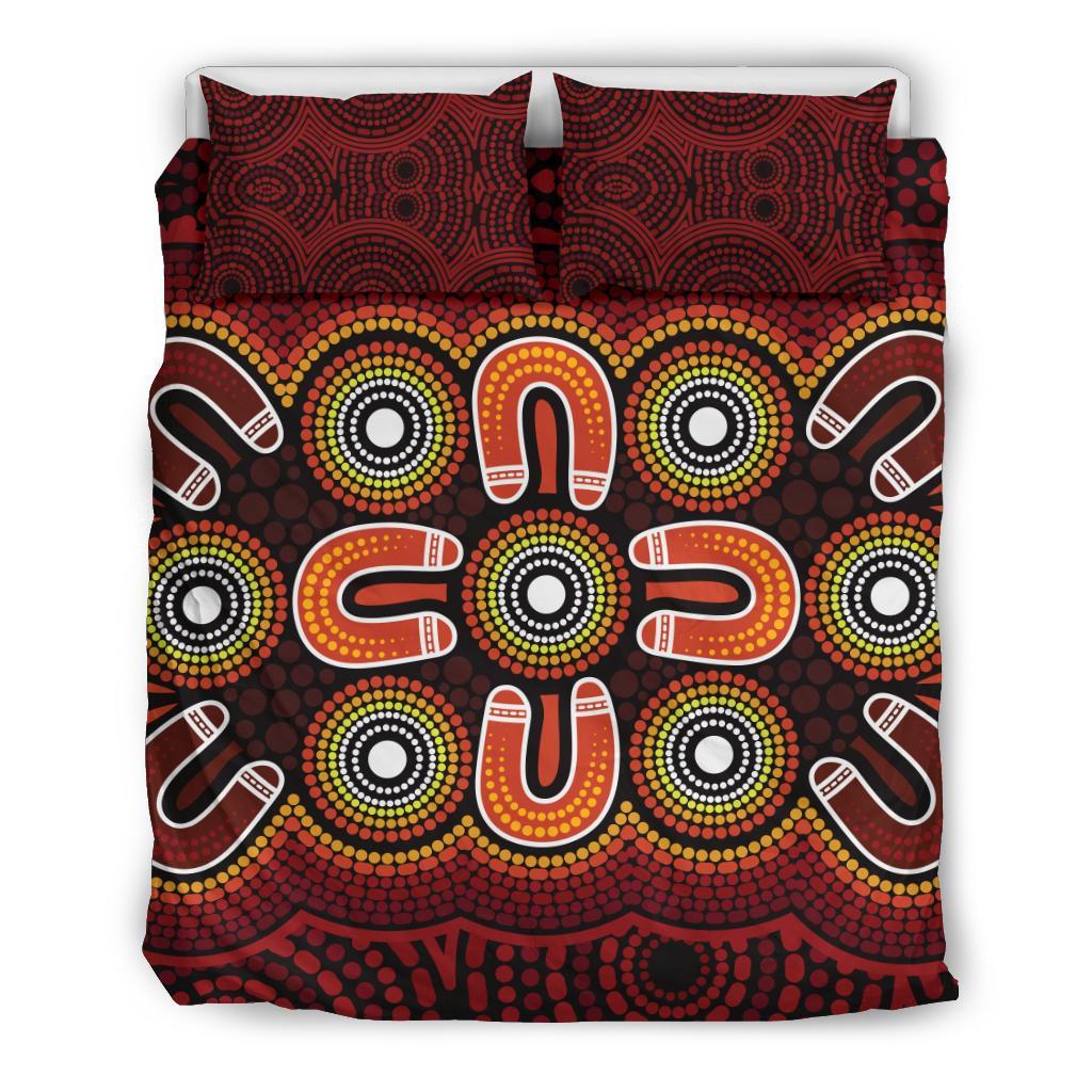 aboriginal-bedding-set-aboriginal-dot-painting-flowers-style