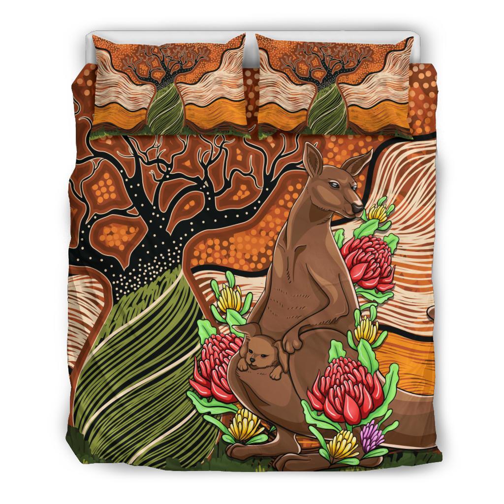 aboriginal-bedding-set-kangaroo-with-indigenous-tree