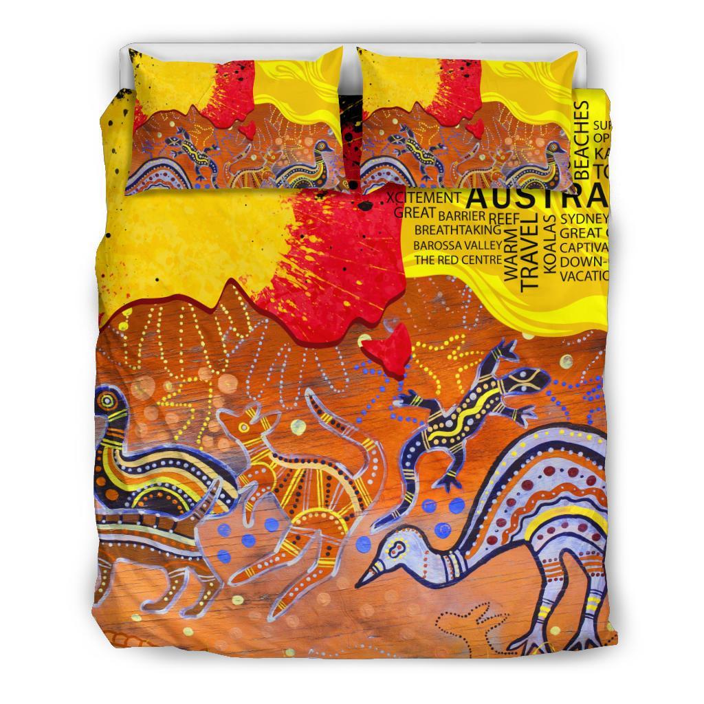 aboriginal-bedding-set-aborigine-art-on-wood-style