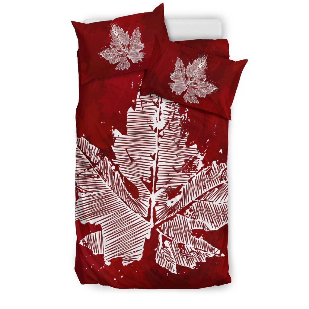 canada-bedding-set-grunge-maple-leaf-duvet-cover