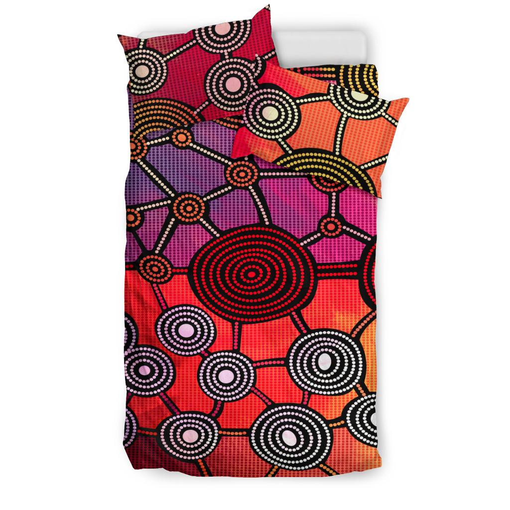 aboriginal-bedding-sets-circle-dot-painting