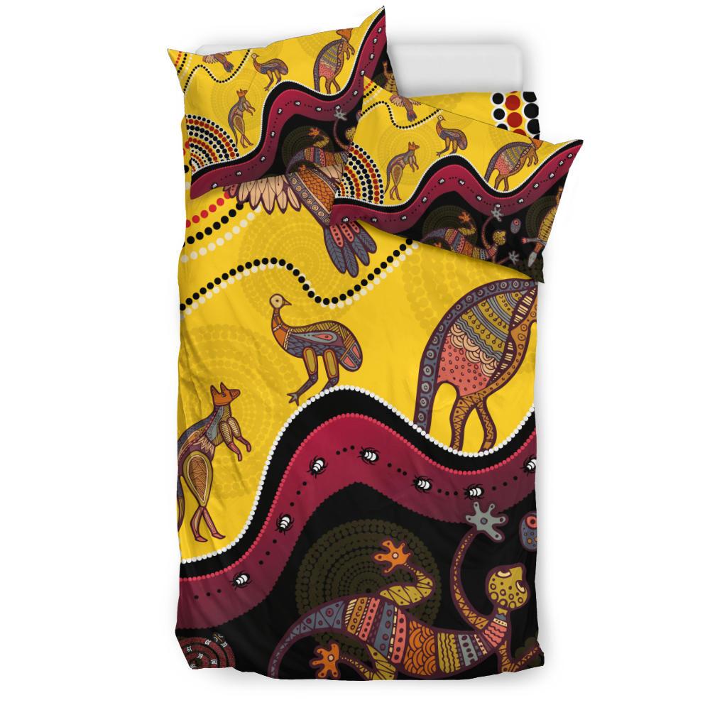 aboriginal-bedding-set-indigenous-animals-life-art