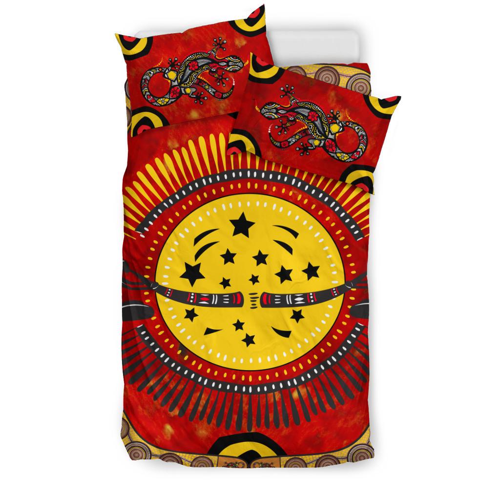 1saustralia-bedding-set-aboriginal-boomerang-and-lizard-pattern