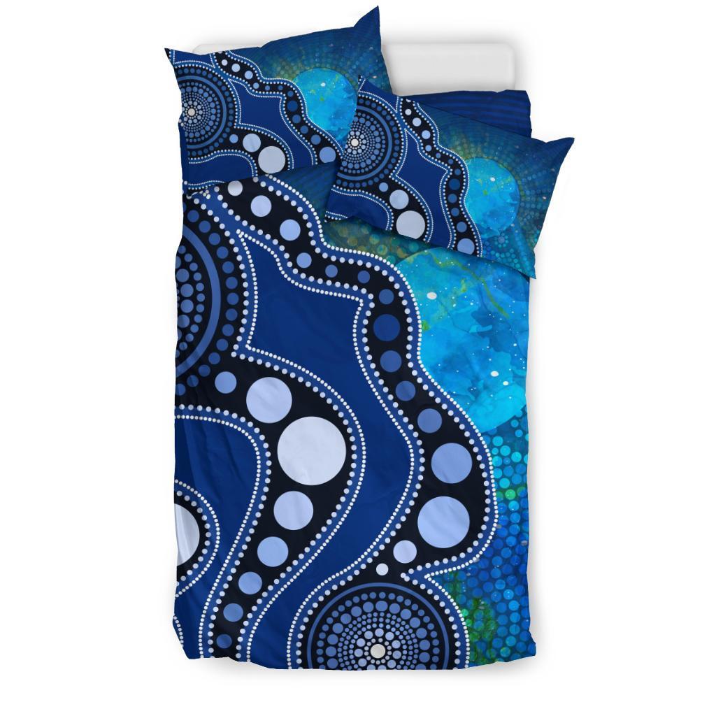 aboriginal-bedding-set-australia-indigenous-flag-circle-dot-painting-art-blue