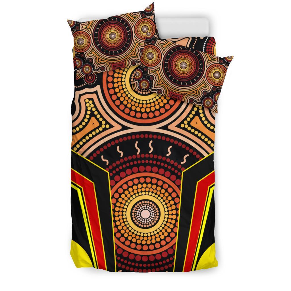 bedding-set-aboriginal-with-dot-painting-art