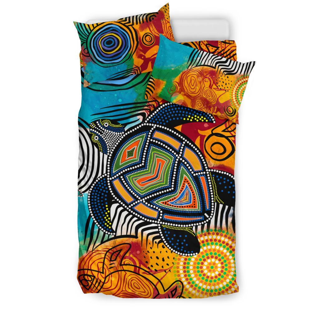 aboriginal-bedding-set-turtle-indigenous-art