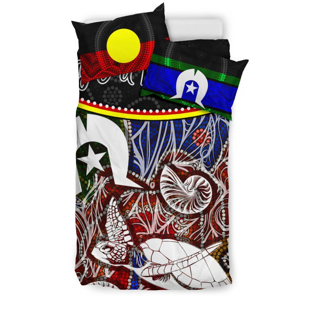 personalised-bedding-set-aboriginal-dot-in-naidoc-week-style