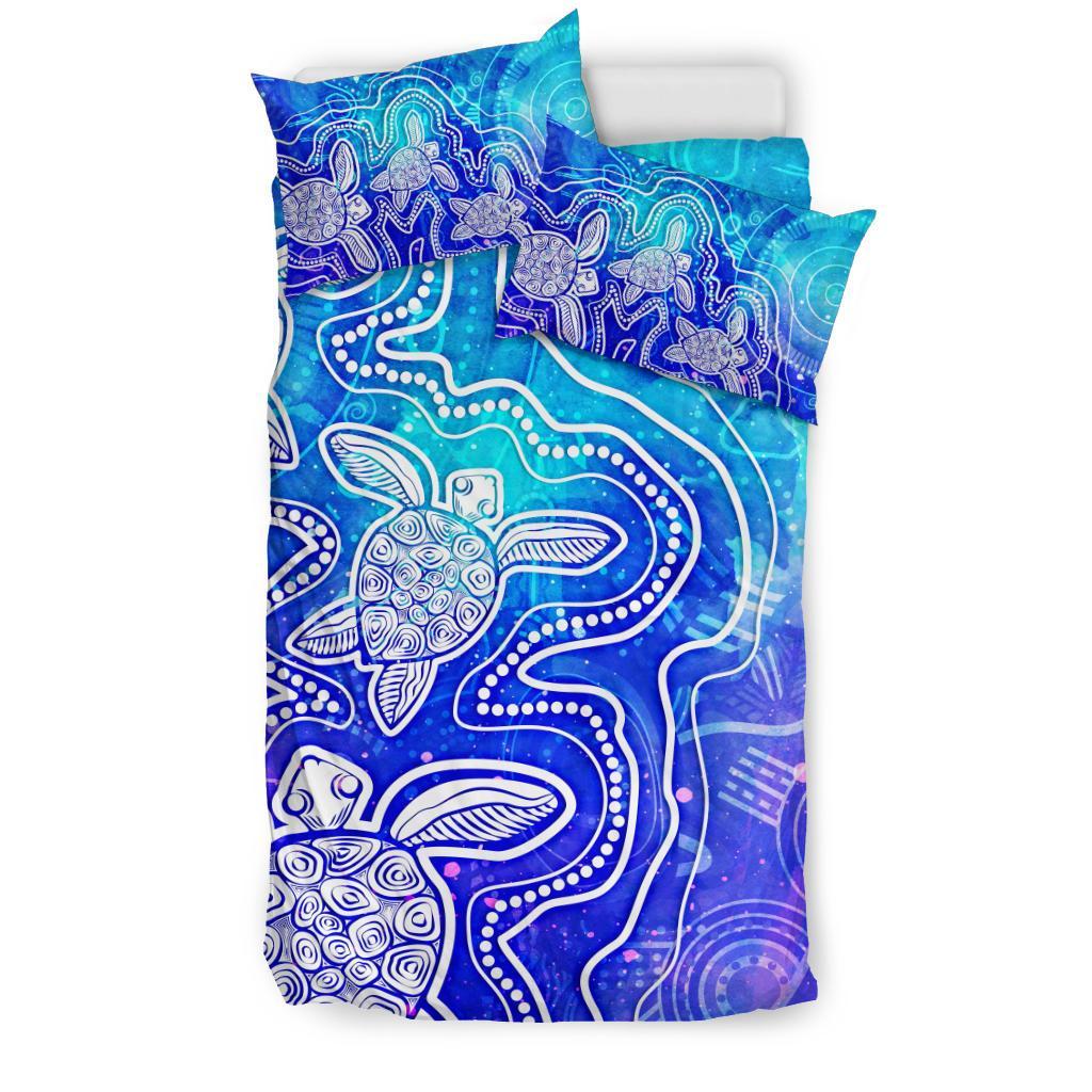 aboriginal-bedding-set-sea-turtle-with-indigenous-patterns-blue