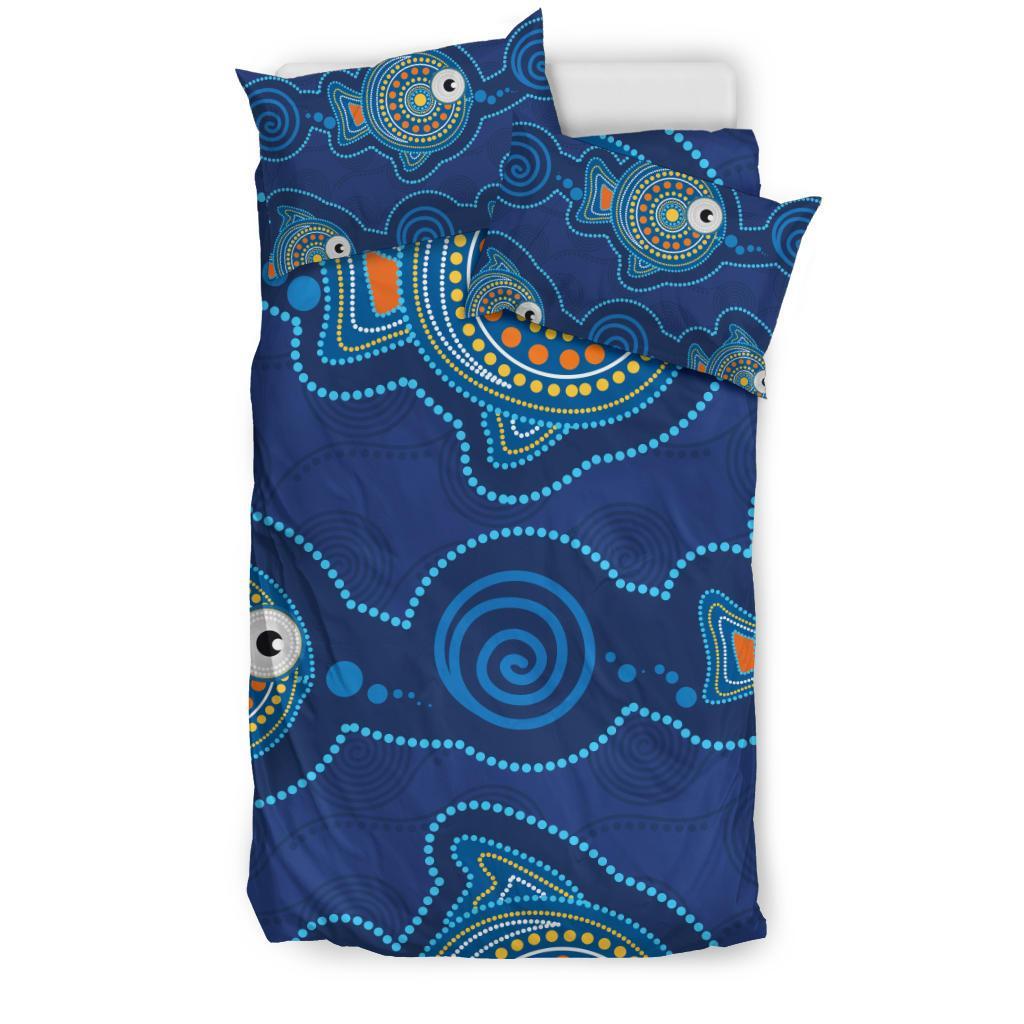 aboriginal-bedding-set-indigenous-turtle-patterns