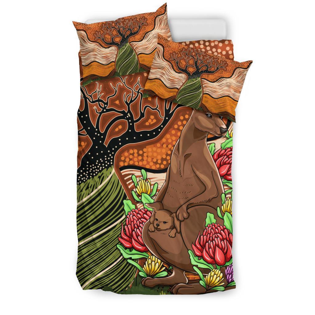 aboriginal-bedding-set-kangaroo-with-indigenous-tree