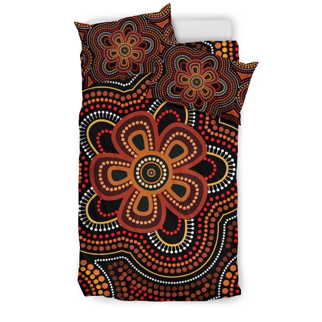 aboriginal-bedding-set-aboriginal-dot-painting-flowers-style-ver02