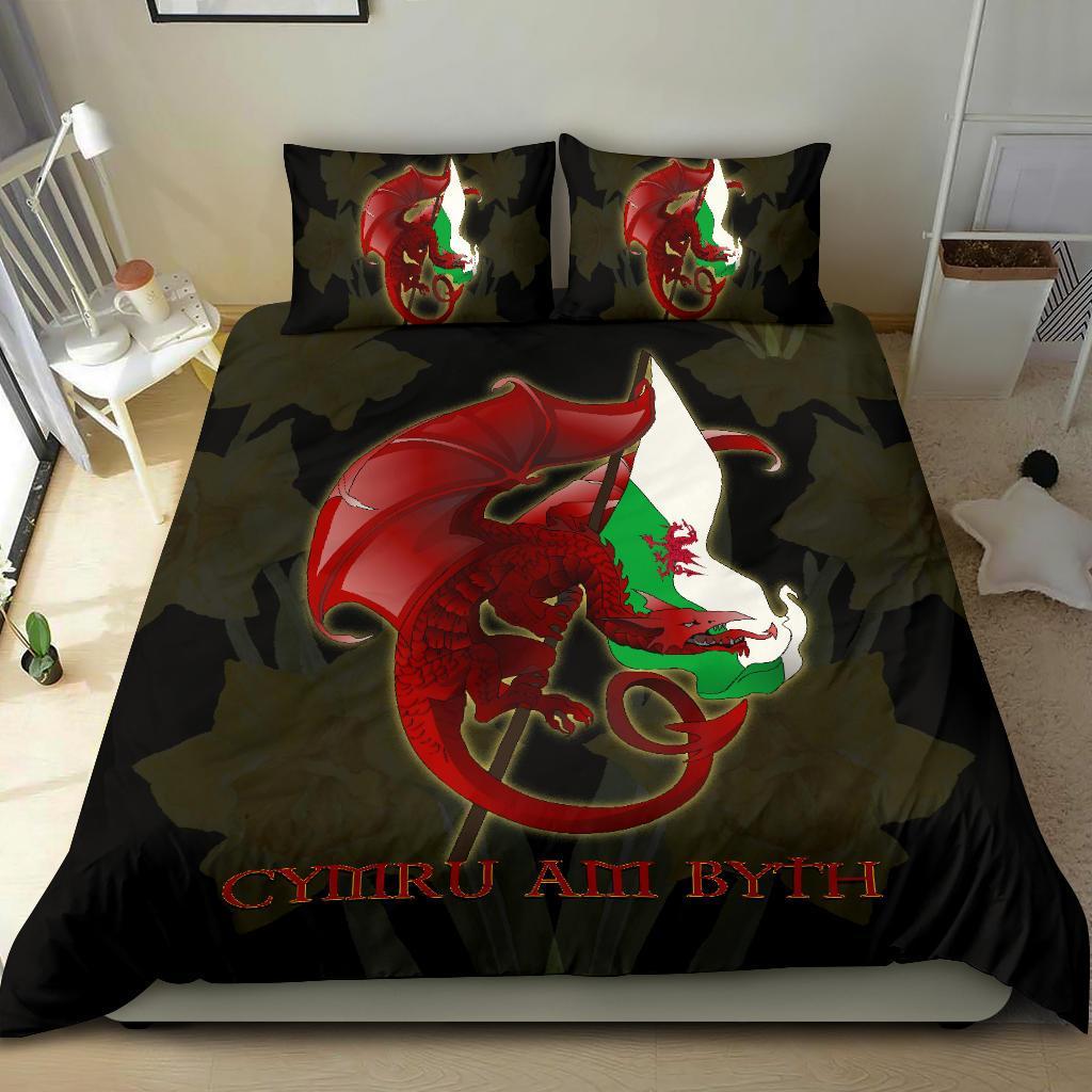 welsh-bedding-set-welsh-myth-dragon-red-and-wales-flag-daffodil