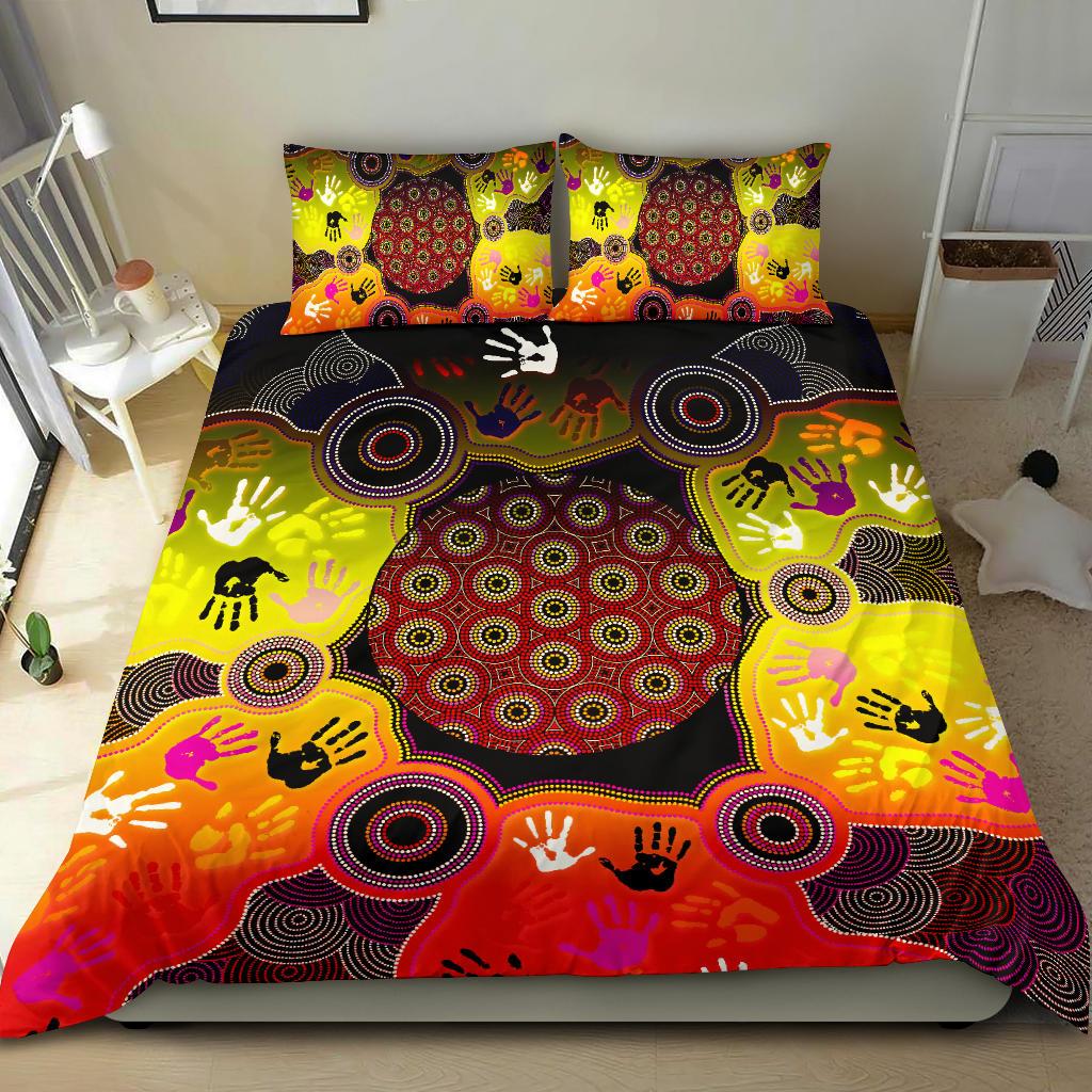 aboriginal-bedding-set-indigenous-circle-dot-painting-hand-art