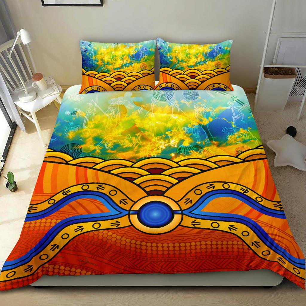 aboriginal-bedding-set-australia-kangaroo-sky