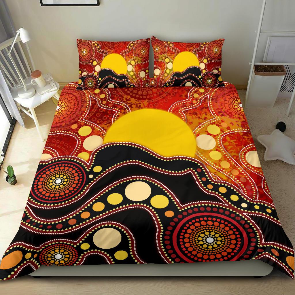 aboriginal-bedding-set-aboriginal-lives-matter-flag-dot-painting-art