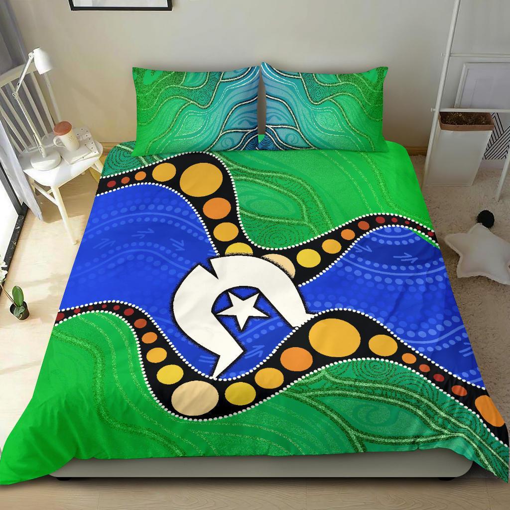 torres-strait-islands-bedding-set-flag-with-aboriginal-patterns