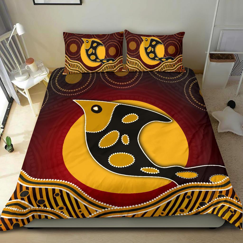 bedding-set-aboriginal-dot-patterns-fish