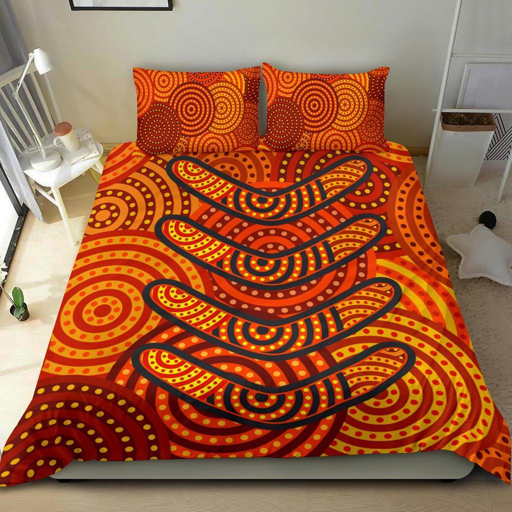 aboriginal-bedding-set-aboriginal-boomerangs-and-dot-circle