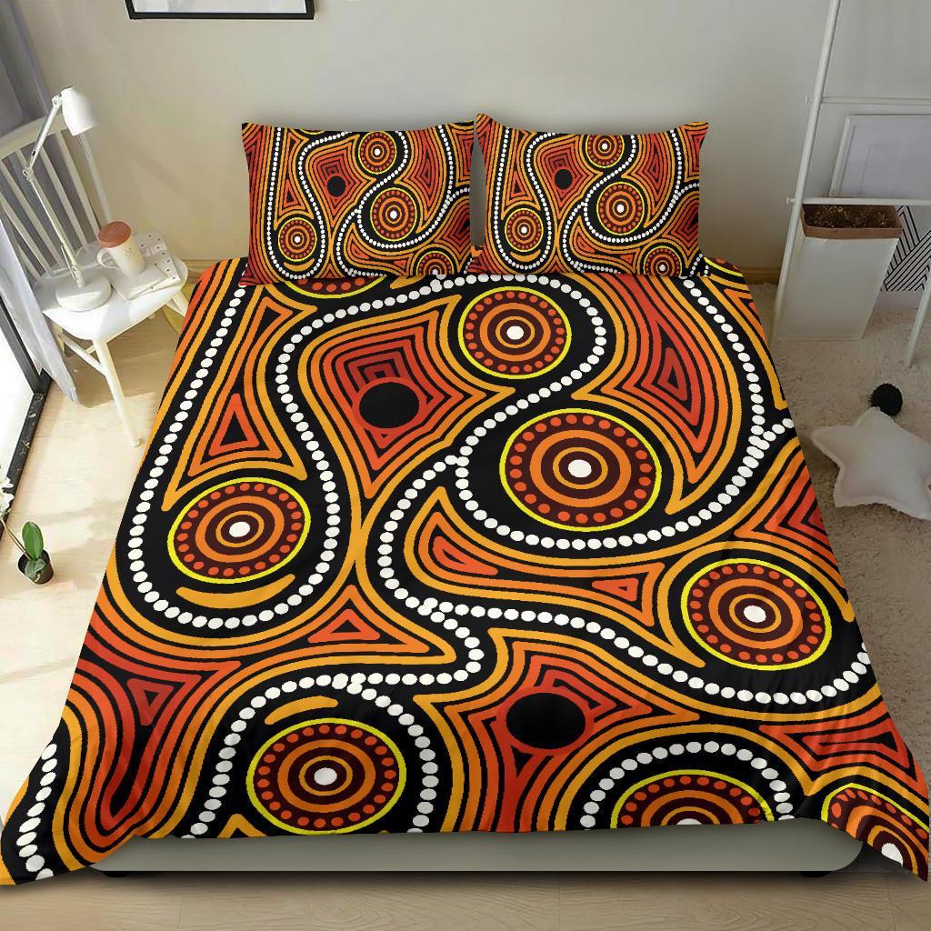 aboriginal-bedding-set-indigenous-circle-dot-painting-ver01