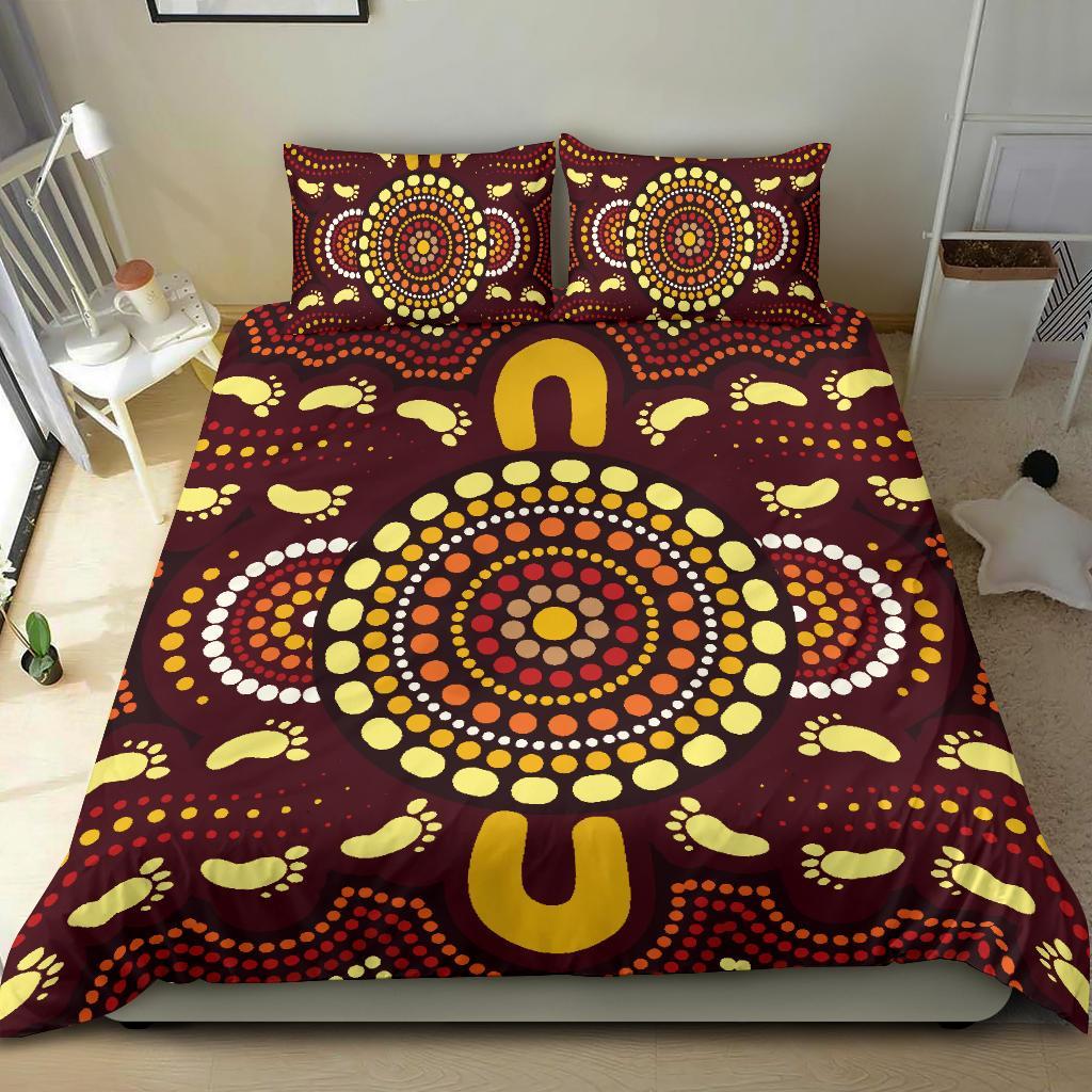 aboriginal-bedding-set-indigenous-circle-footprint