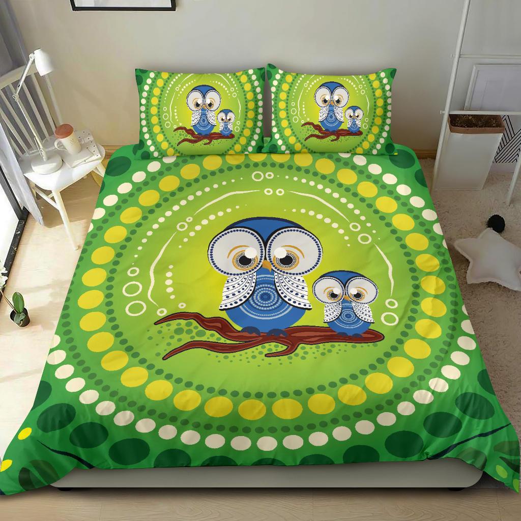 aboriginal-bedding-set-indigenous-owl