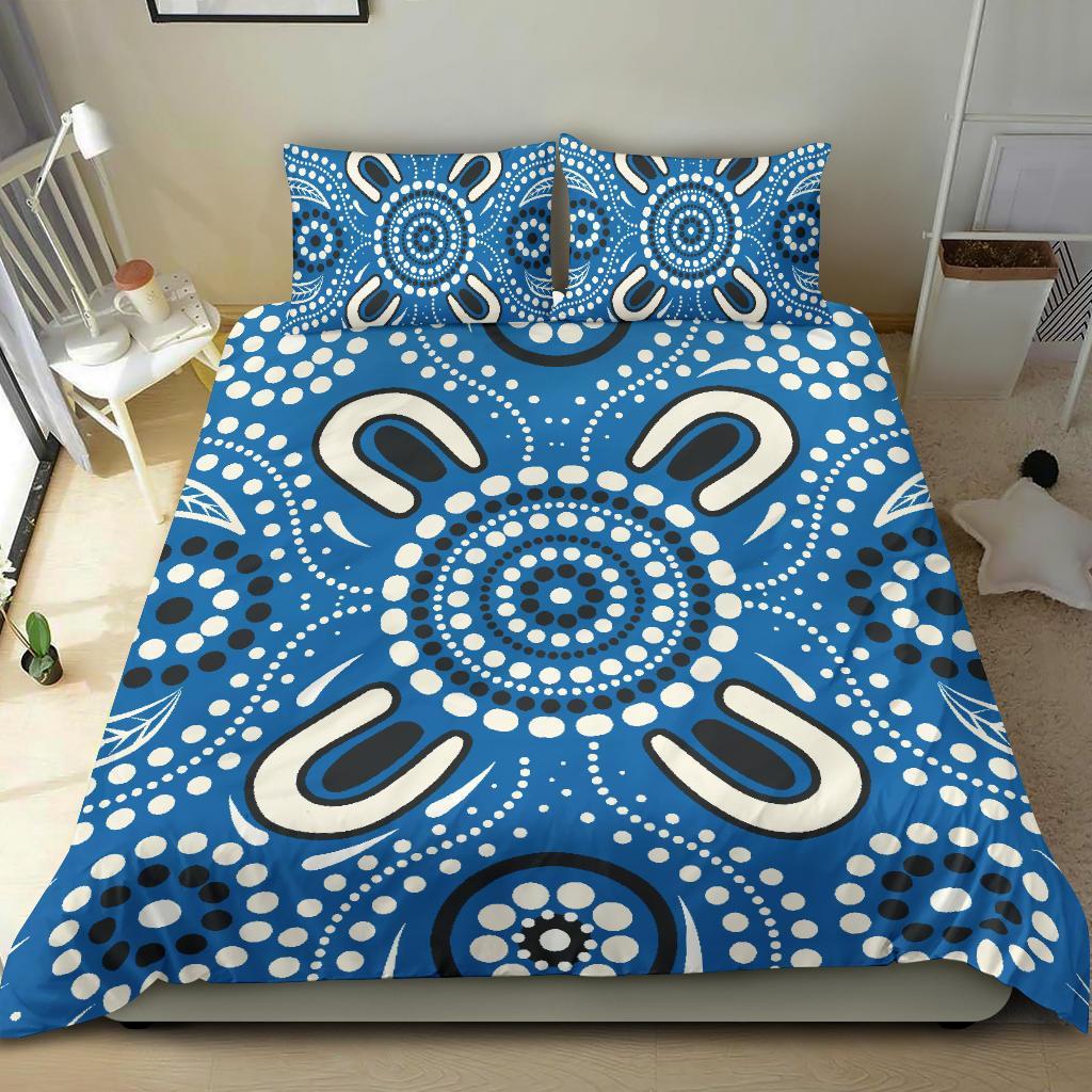 aboriginal-bedding-set-indigenous-circle-dot-painting-blue-color