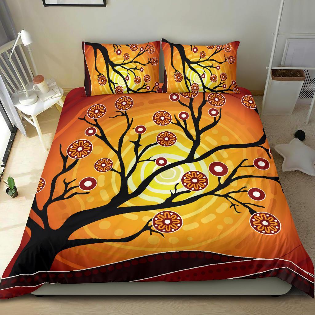 aboriginal-bedding-set-tree-in-spring-season