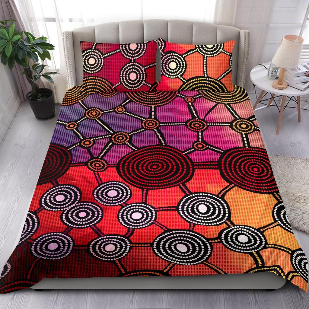 aboriginal-bedding-sets-circle-dot-painting