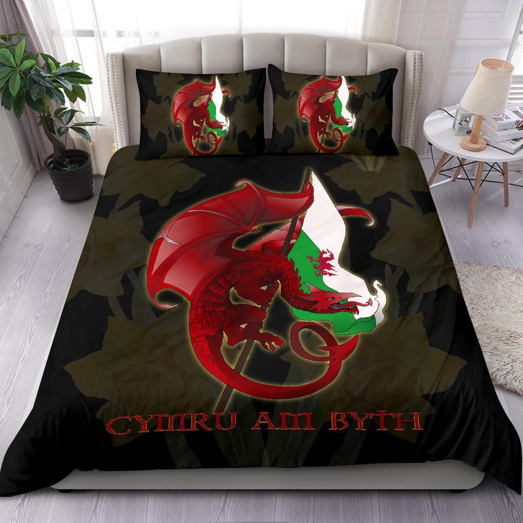 welsh-bedding-set-welsh-myth-dragon-red-and-wales-flag-daffodil