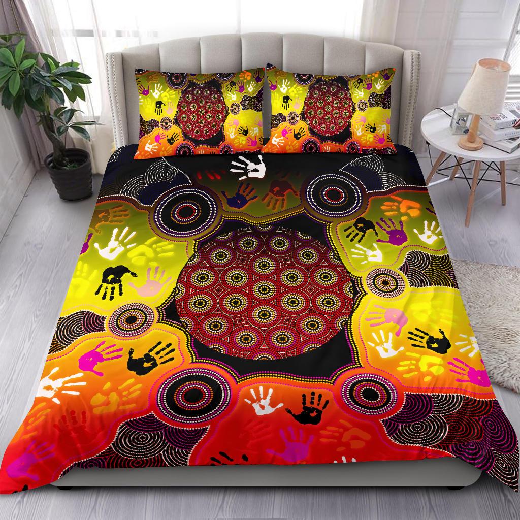 aboriginal-bedding-set-indigenous-circle-dot-painting-hand-art