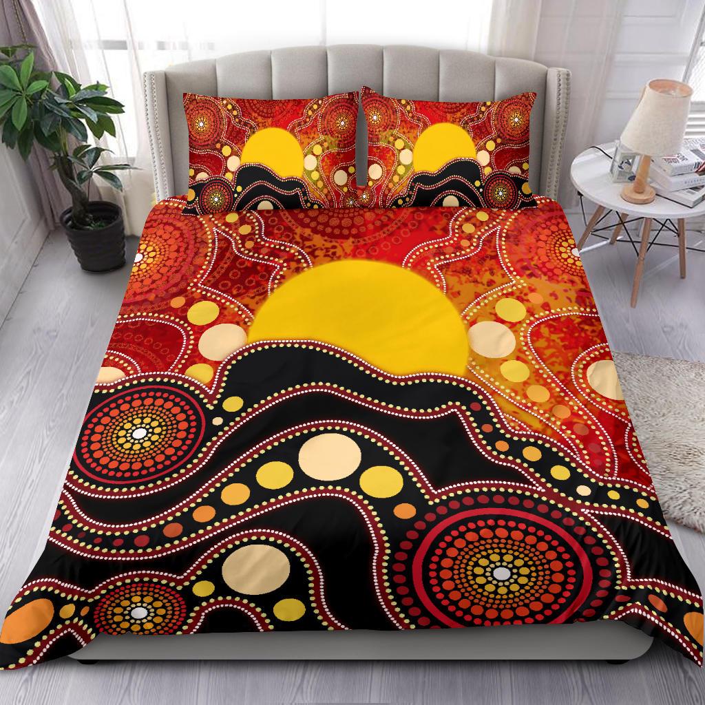 aboriginal-bedding-set-aboriginal-lives-matter-flag-dot-painting-art