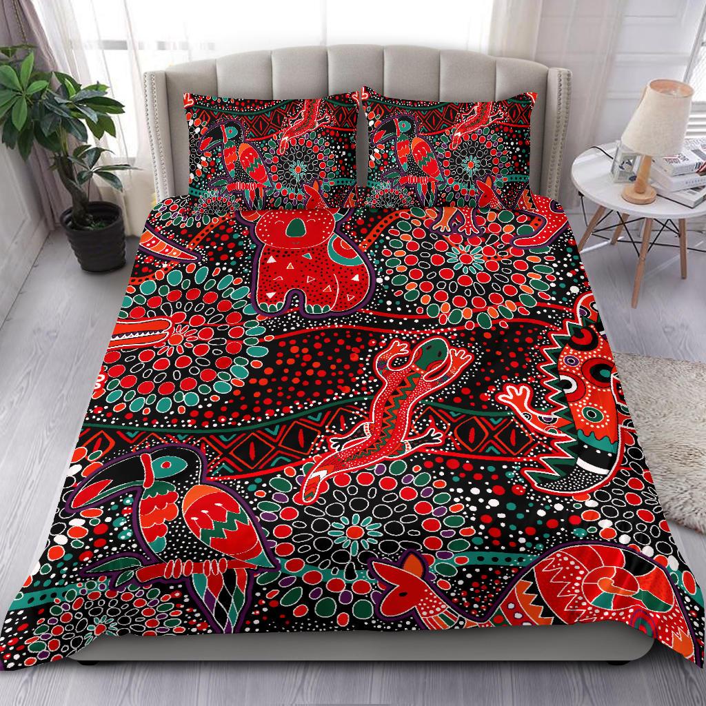 bedding-sets-aboriginal-animal-dot-acrylic-paint