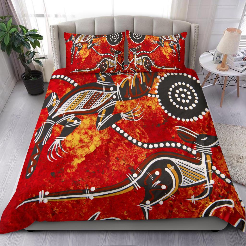 bedding-sets-aboriginal-crocodile-and-kangaroo