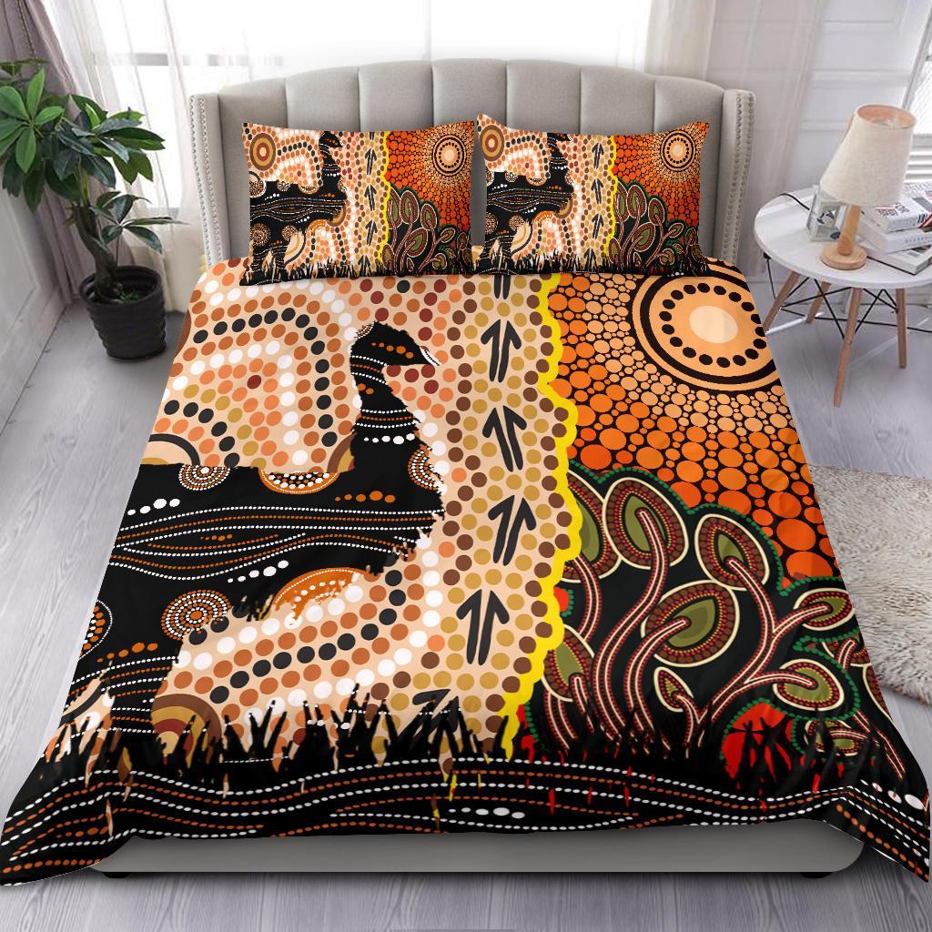 bedding-set-australian-aboriginal-sun-and-emu