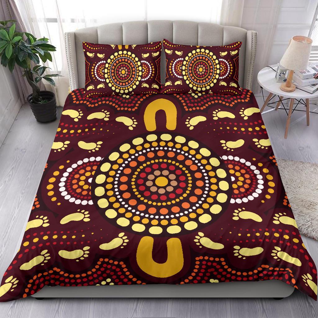 aboriginal-bedding-set-indigenous-circle-footprint