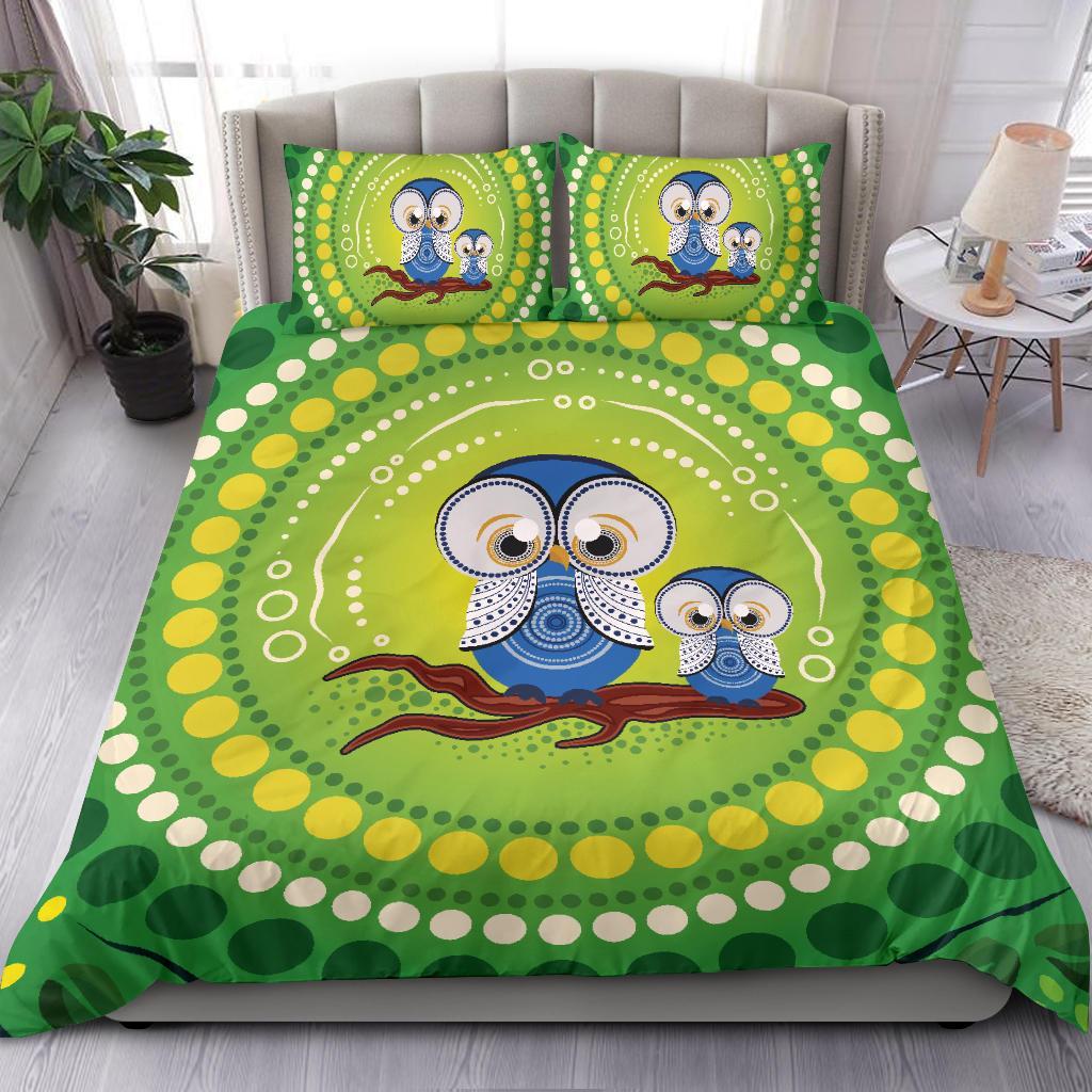 aboriginal-bedding-set-indigenous-owl