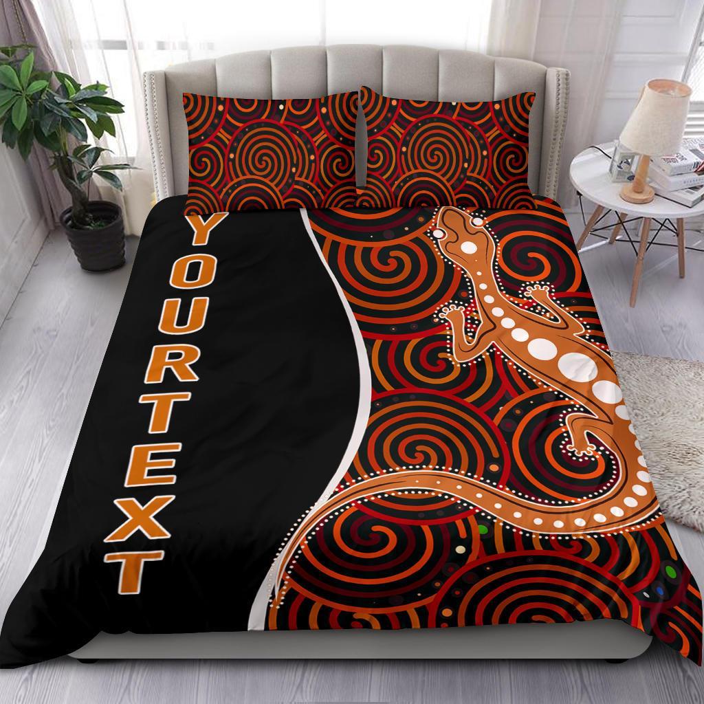 aboriginal-personalised-bedding-set-indigenous-lizard-dreaming